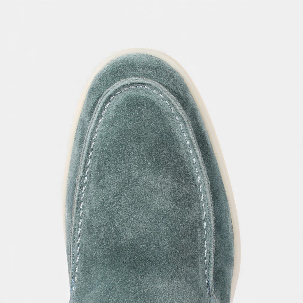 Eldemont | Men’s Suede Yacht Loafers — Riviera Heritage
