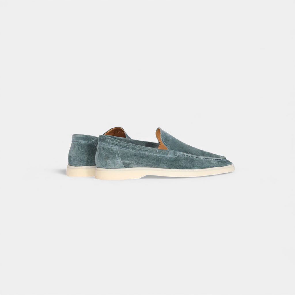 Eldemont | Men’s Suede Yacht Loafers — Riviera Heritage