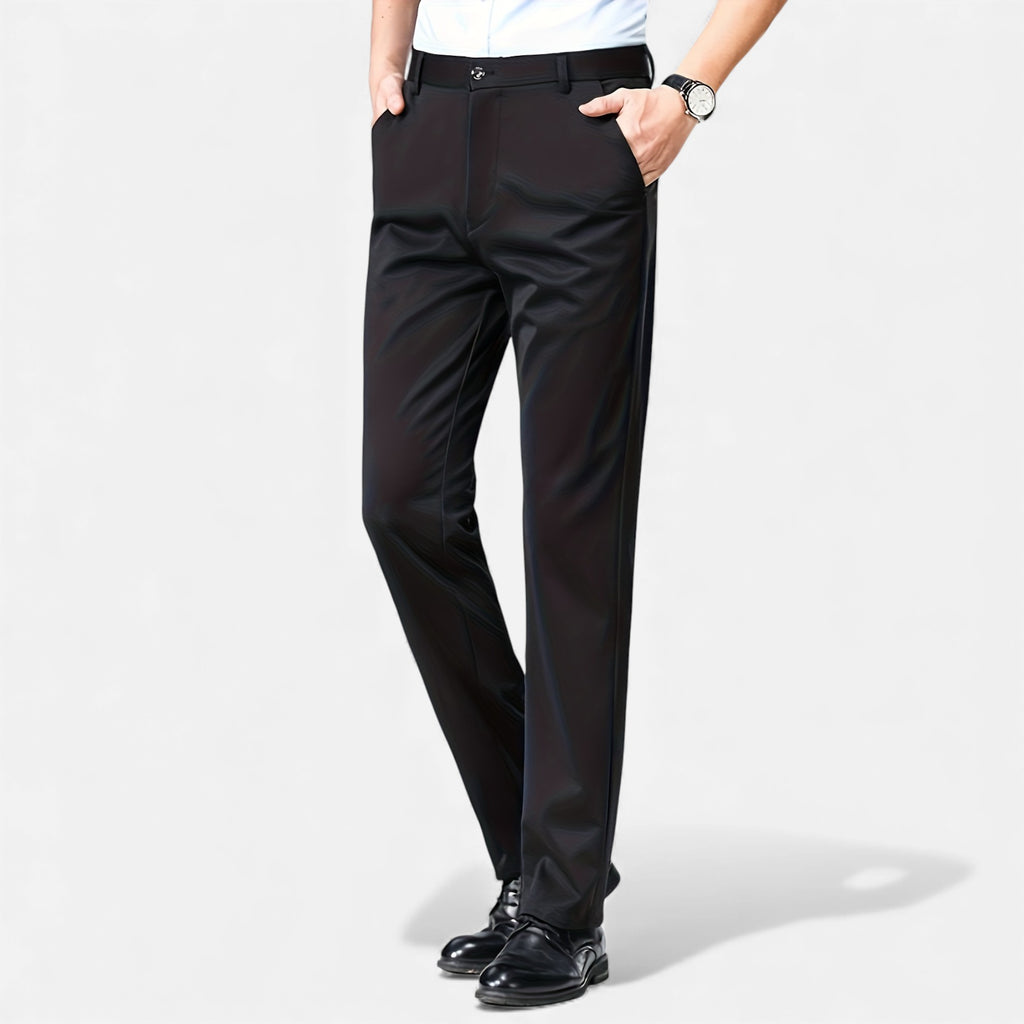 Eldemont | Men’s Tailored Stretch Dress Trousers
