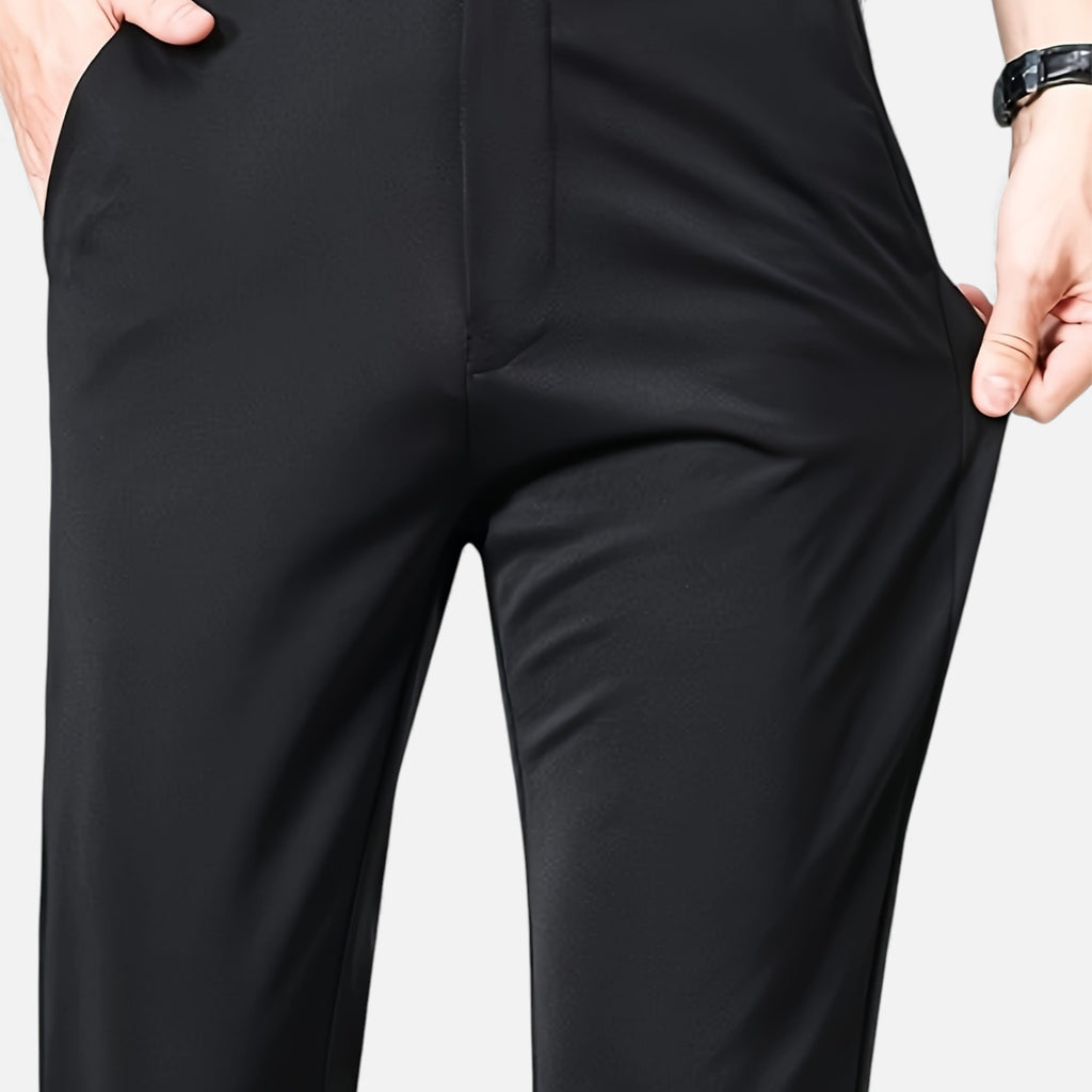Eldemont | Men’s Tailored Stretch Dress Trousers