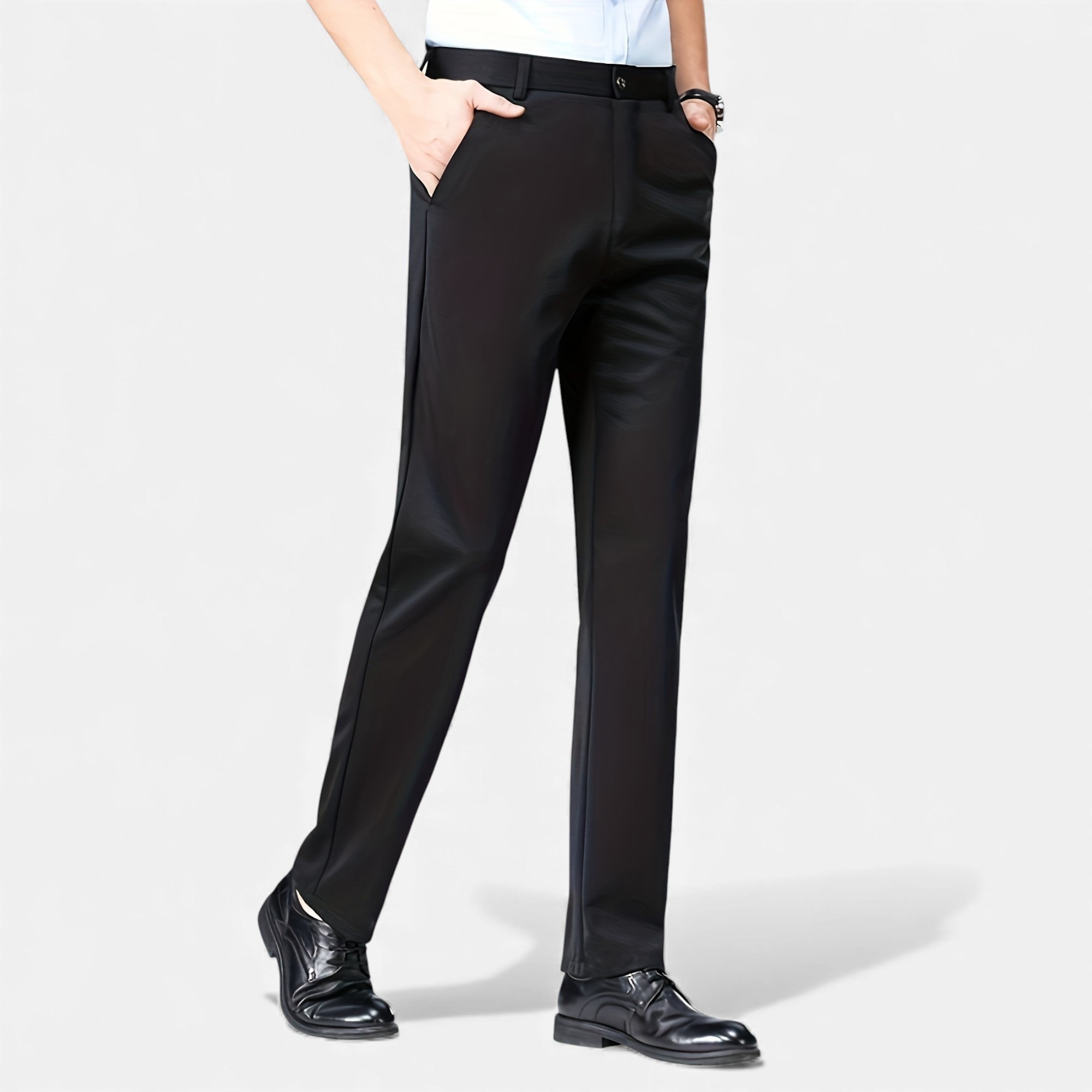 Eldemont | Men’s Tailored Stretch Dress Trousers