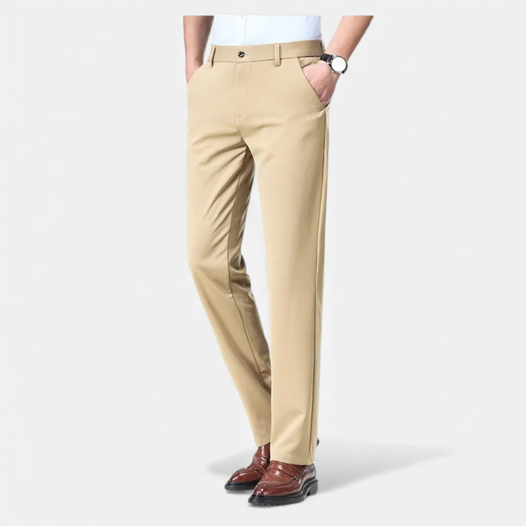 Eldemont | Men’s Tailored Stretch Dress Trousers