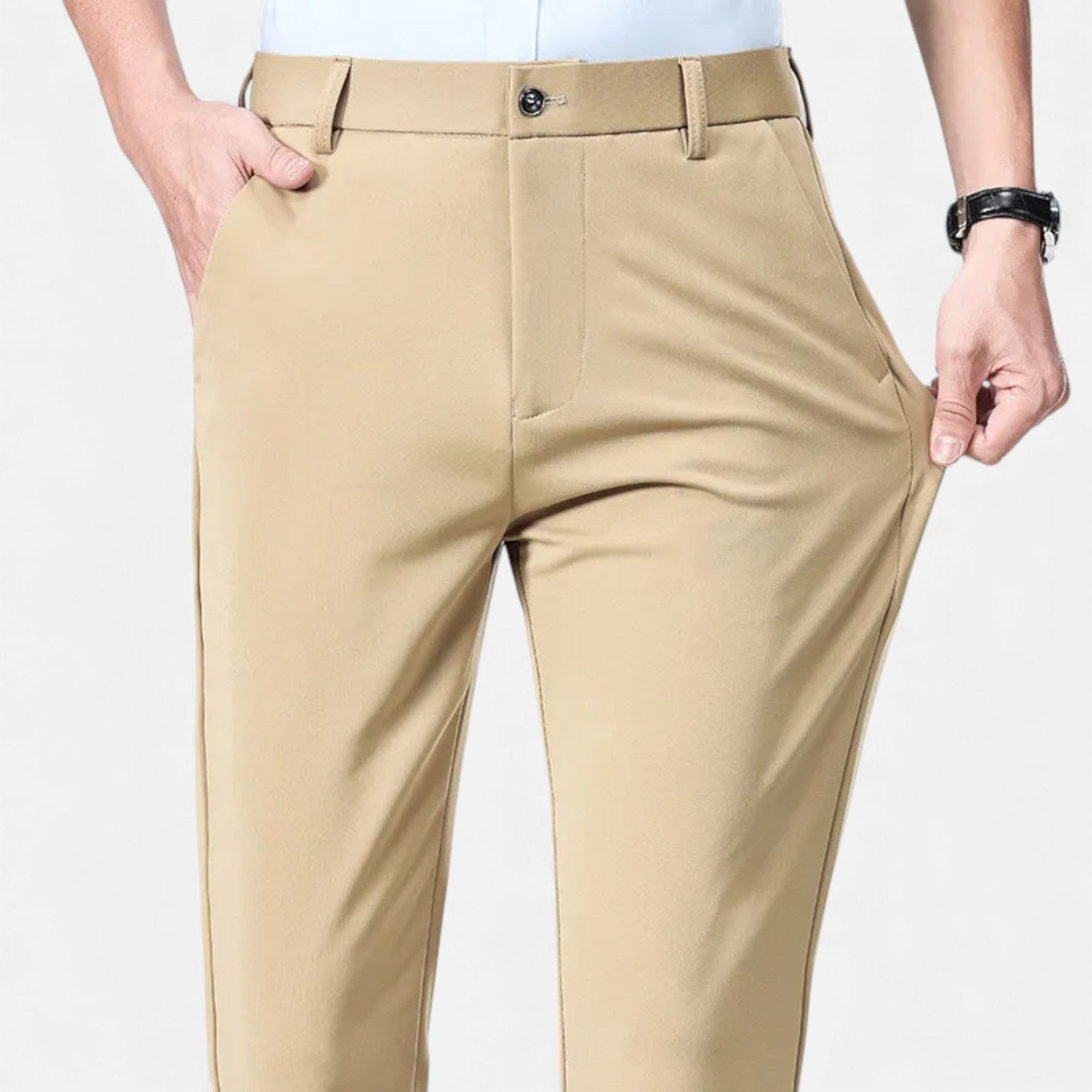 Eldemont | Men’s Tailored Stretch Dress Trousers