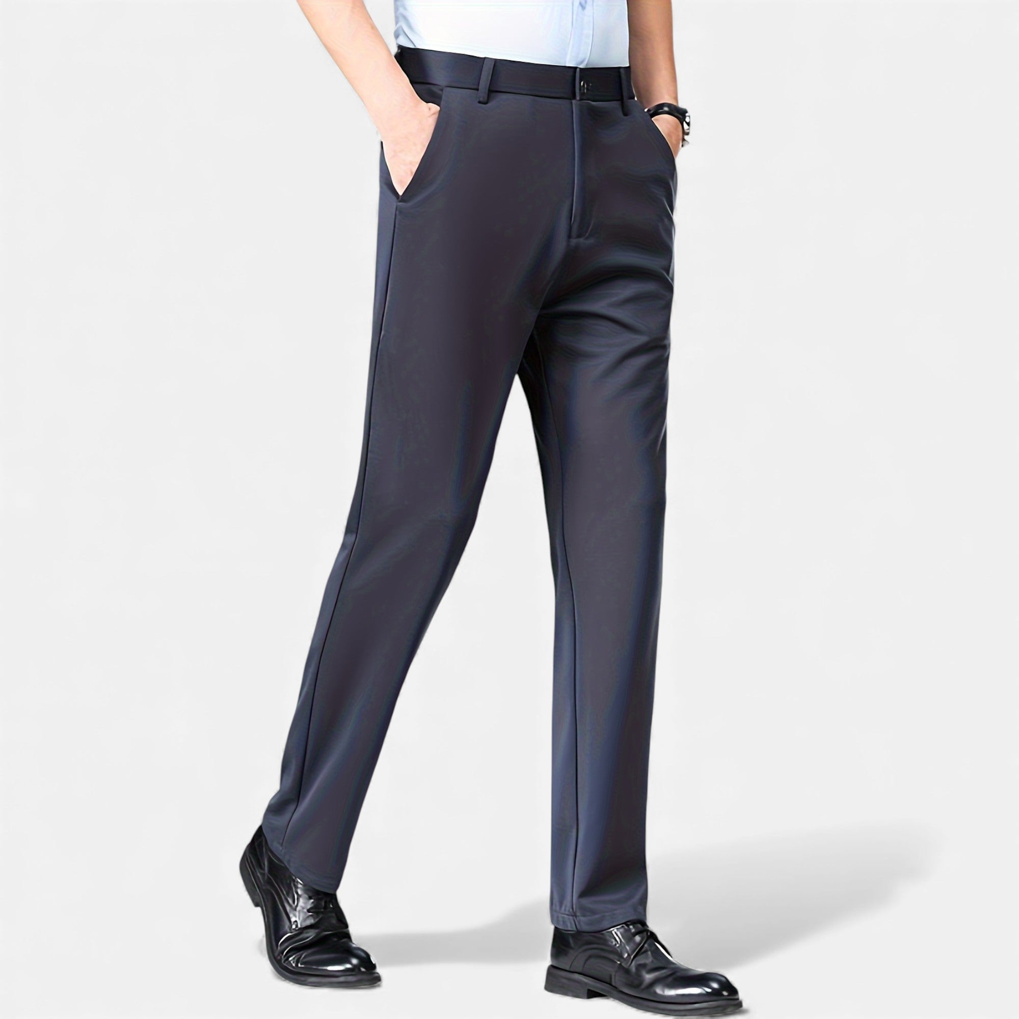Eldemont | Men’s Tailored Stretch Dress Trousers