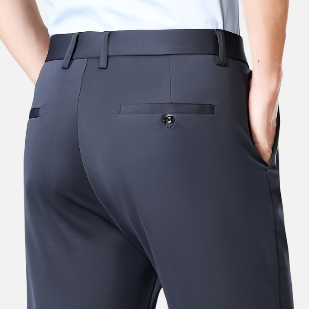 Eldemont | Men’s Tailored Stretch Dress Trousers