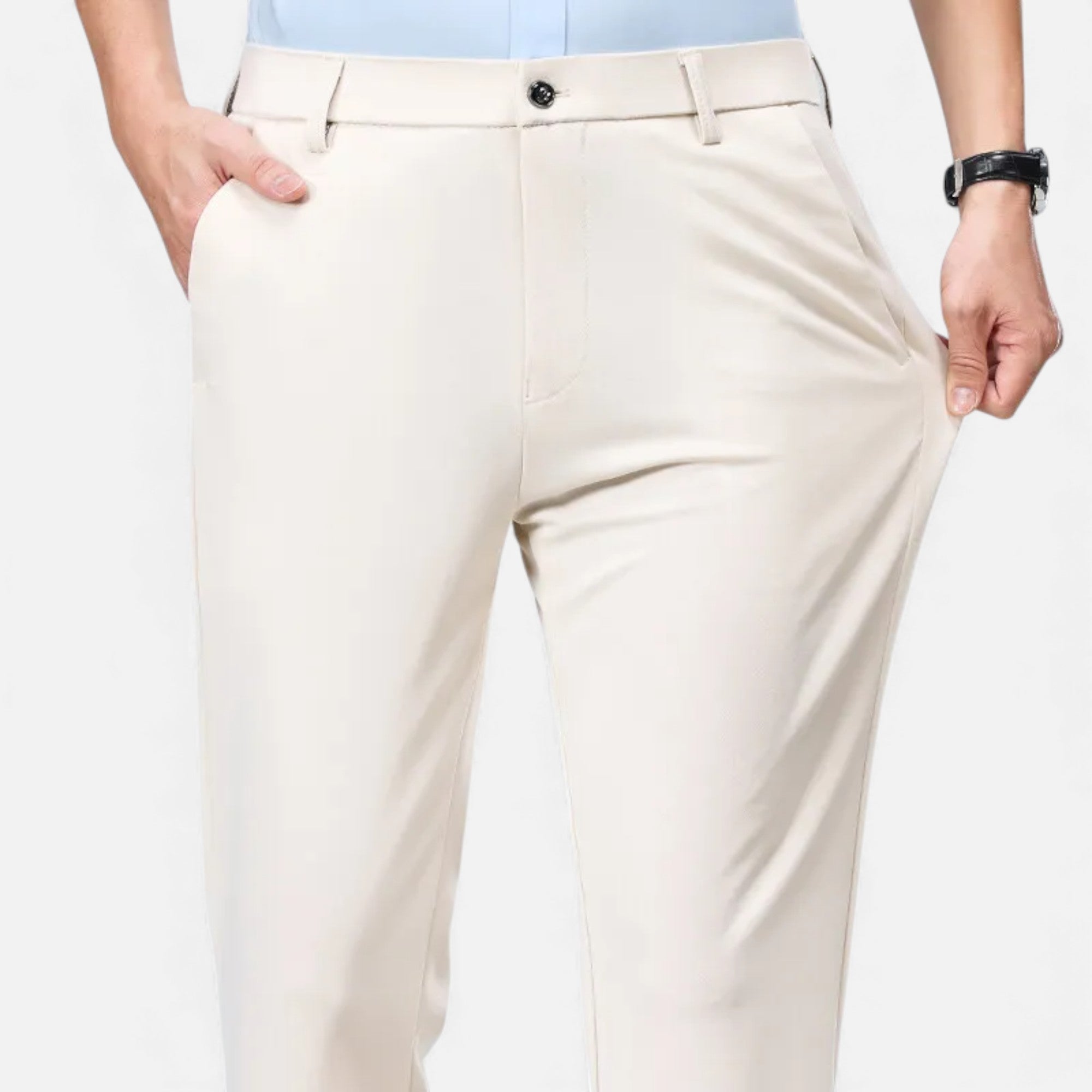 Eldemont | Men’s Tailored Stretch Dress Trousers