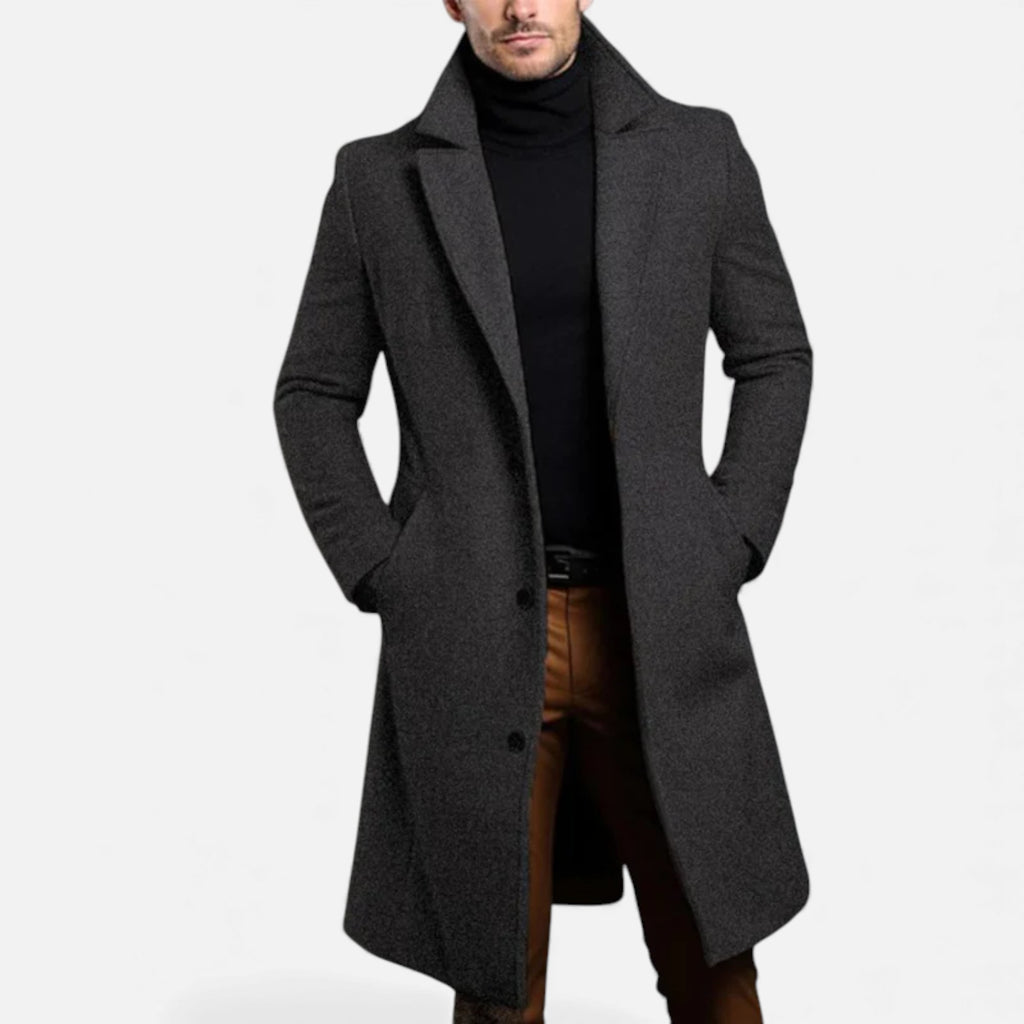 Eldemont | Men’s Wool Overcoat – Classic Heritage Tailored Finish