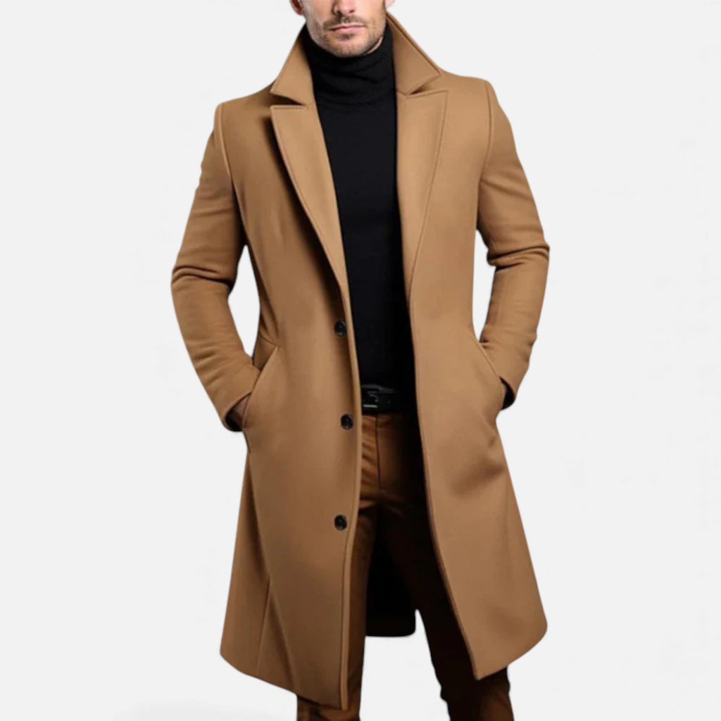 Eldemont | Men’s Wool Overcoat – Classic Heritage Tailored Finish