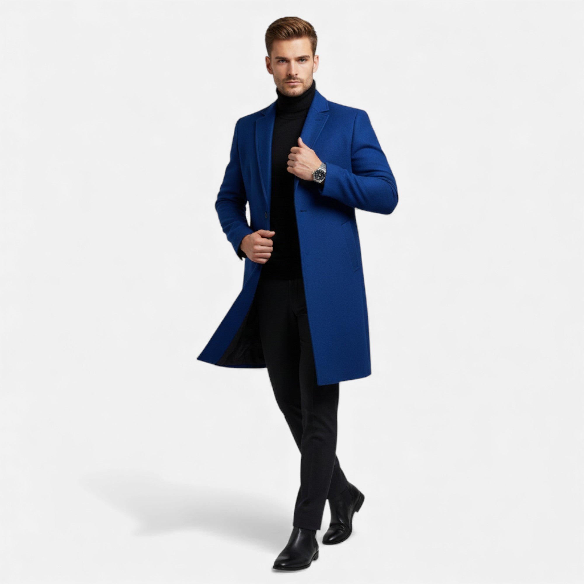 Eldemont | Men’s Wool Overcoat – Classic Heritage Tailored Finish