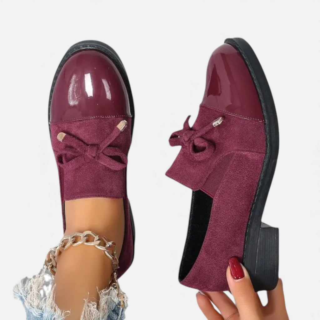Eldemont | Women’s Bow Slip-On Loafers