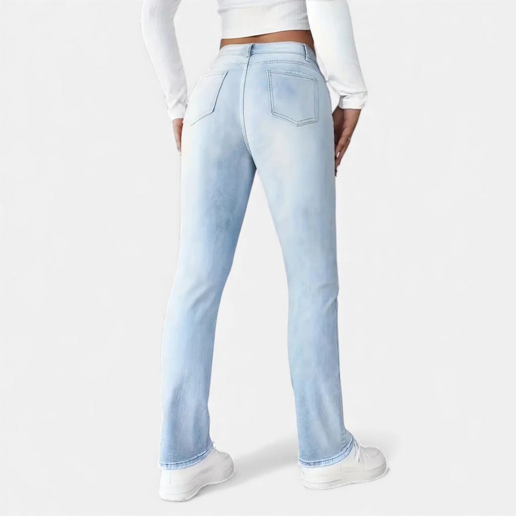 Eldemont | Women’s High-Waisted Tailored Stretch Jeans