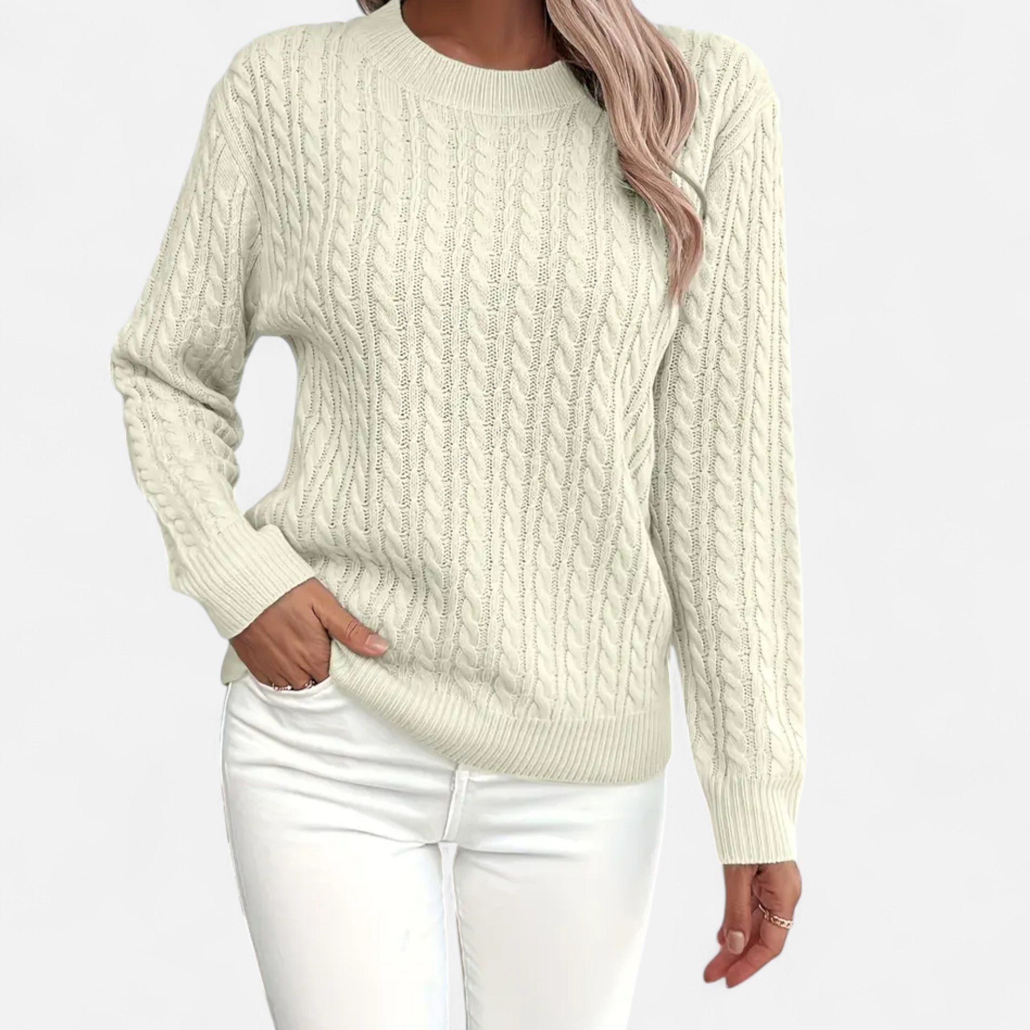 Eldemont | Women’s Knit Blend Cable Knit Jumper
