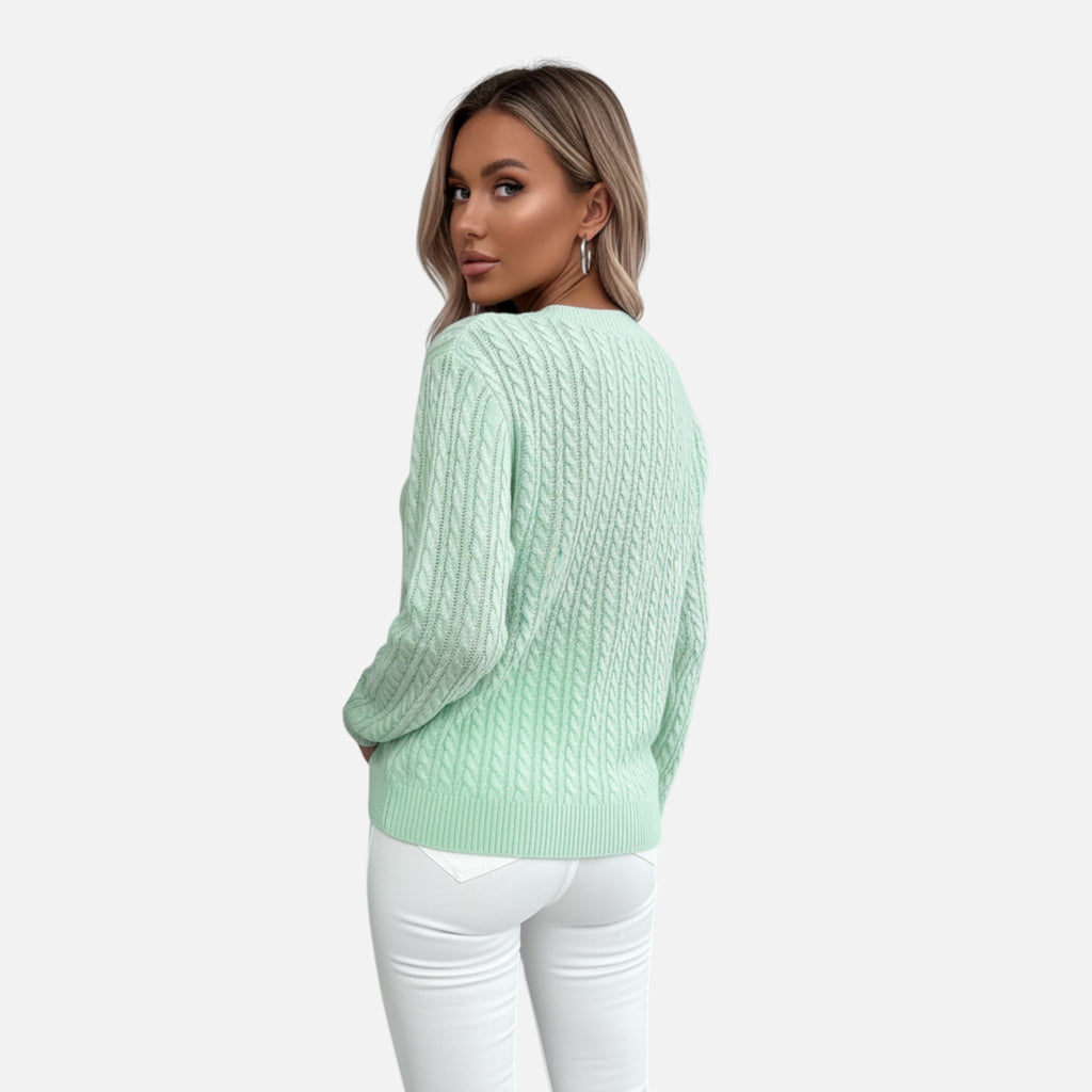 Eldemont | Women’s Knit Blend Cable Knit Jumper