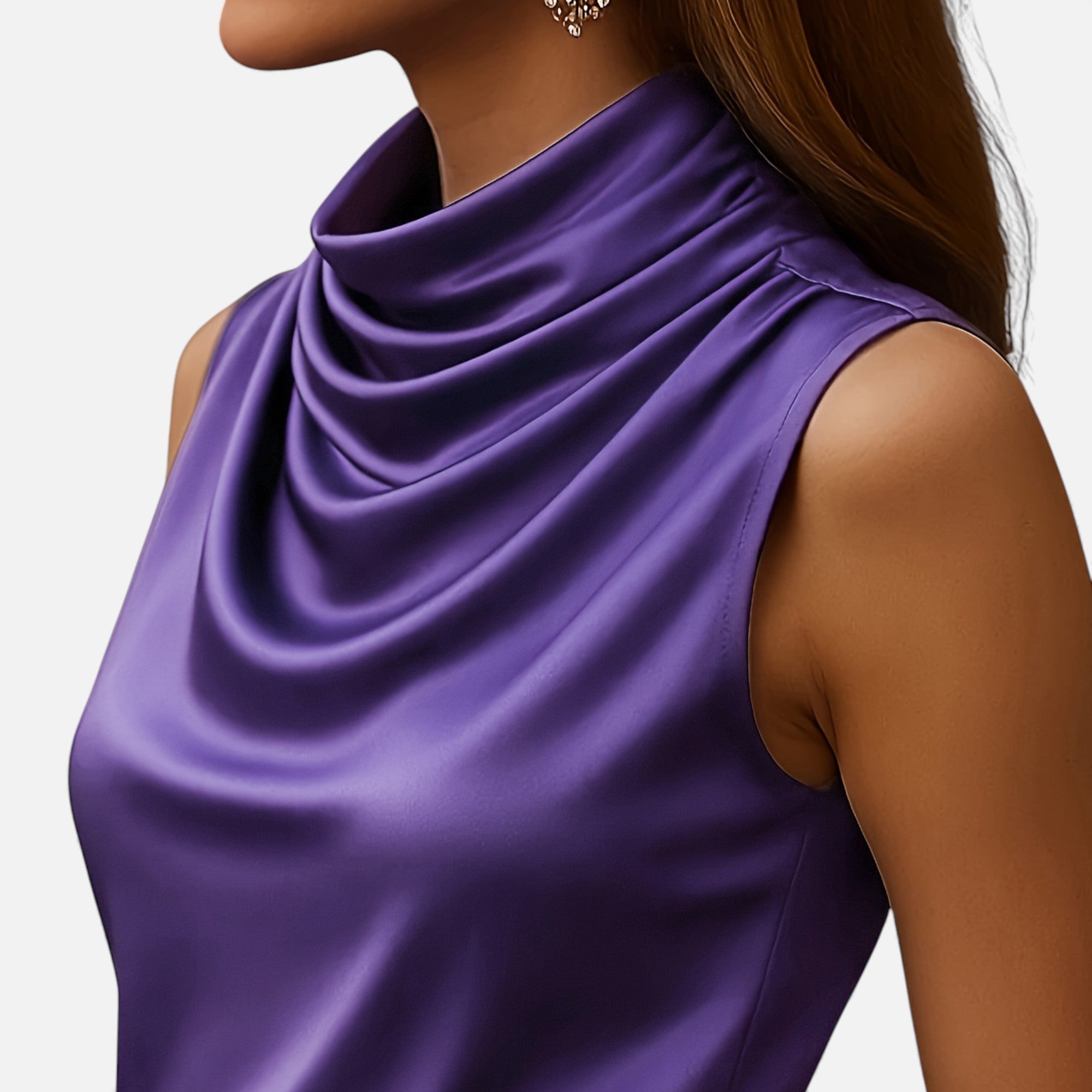 Eldemont | Women’s Satin Collar Set in Refined Elegance