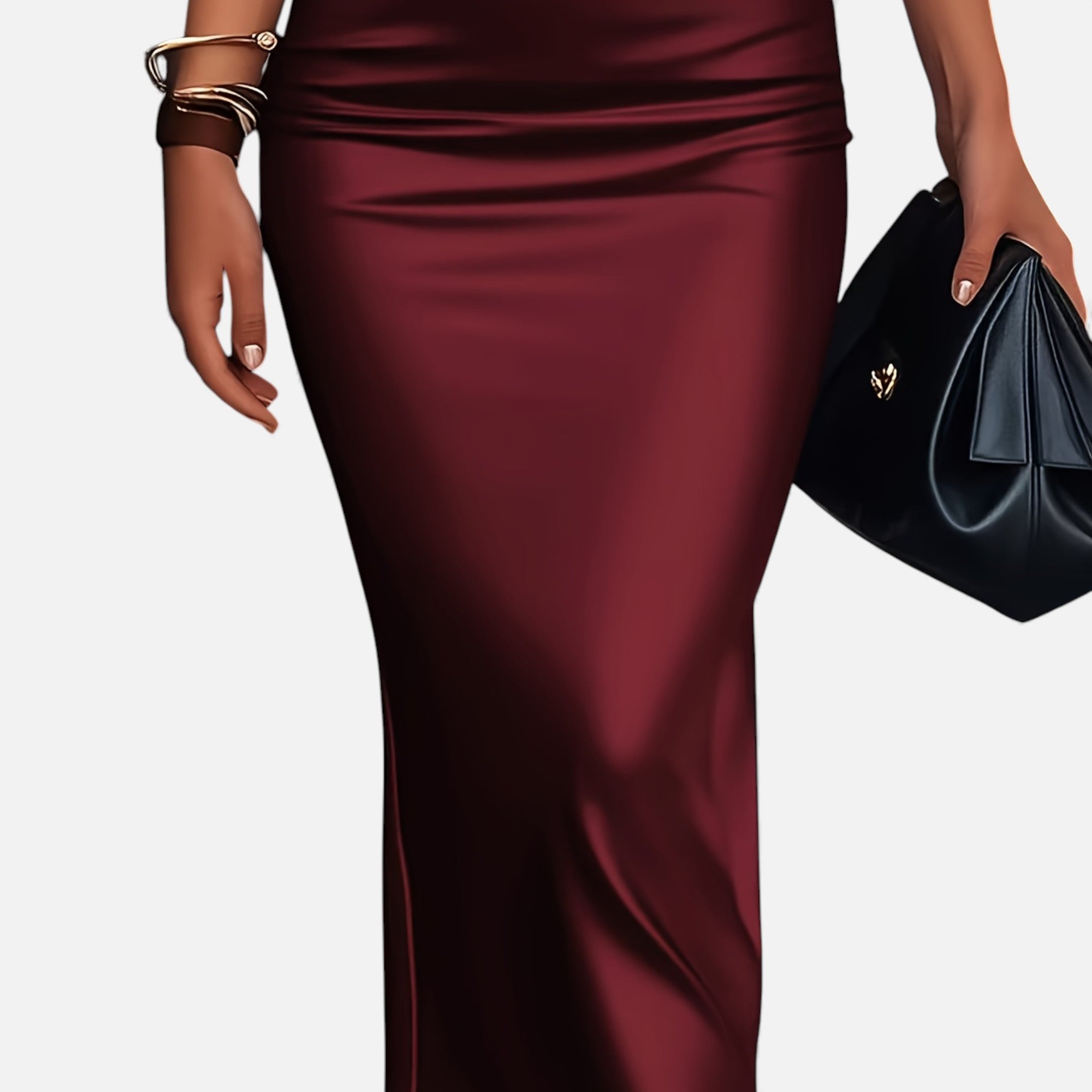 Eldemont | Women’s Satin Collar Set in Refined Elegance