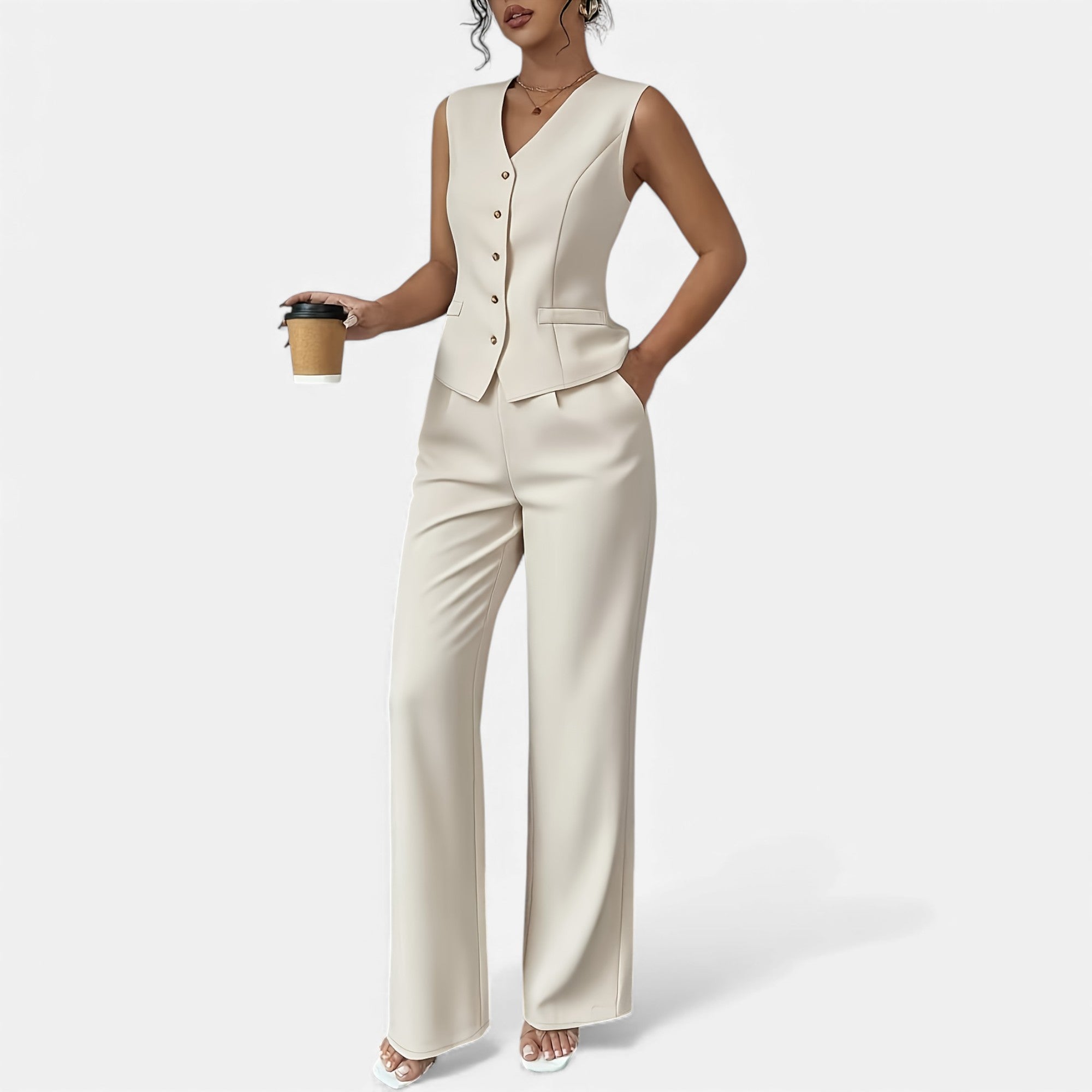 Eldemont | Women’s Tailored Vest & Trousers Set