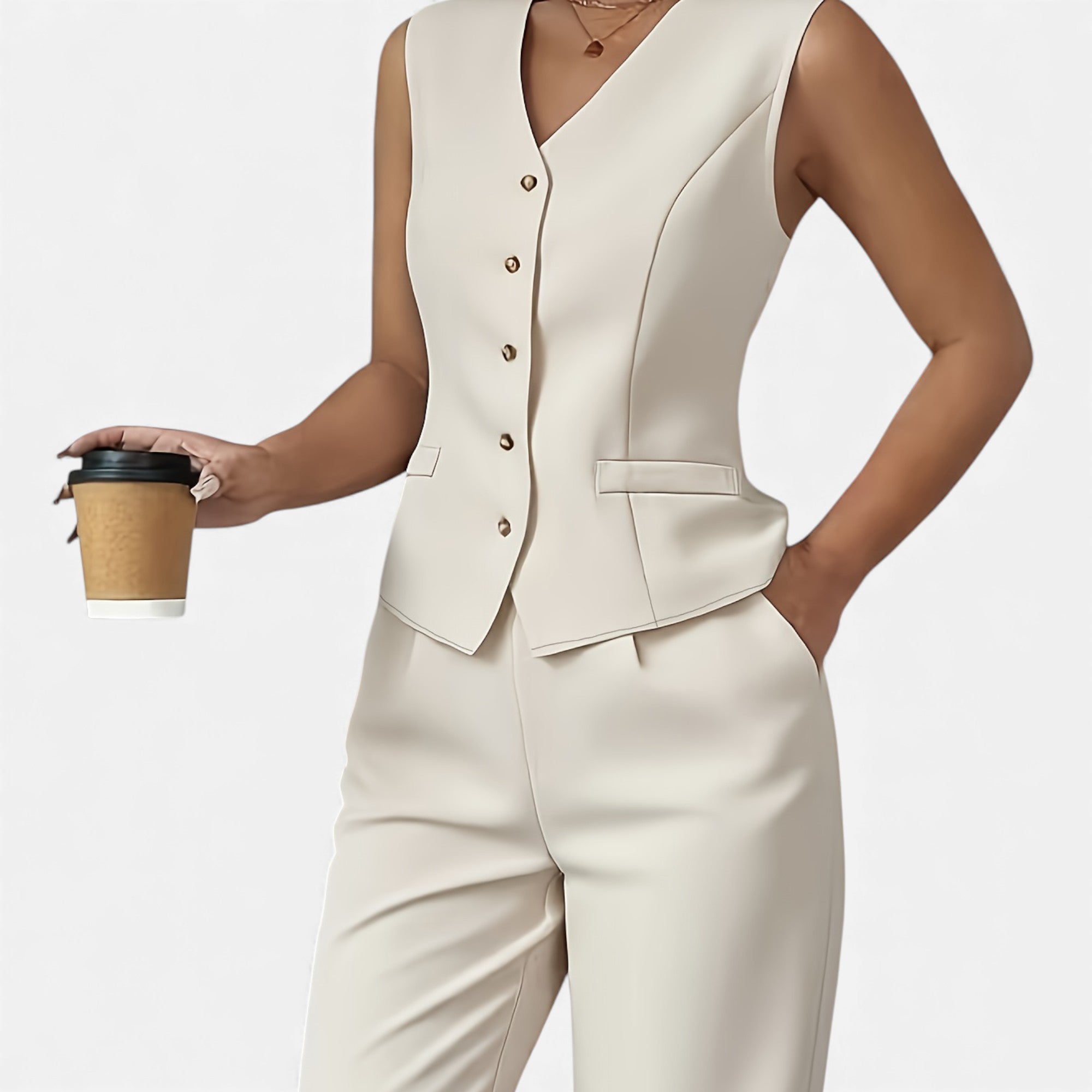 Eldemont | Women’s Tailored Vest & Trousers Set