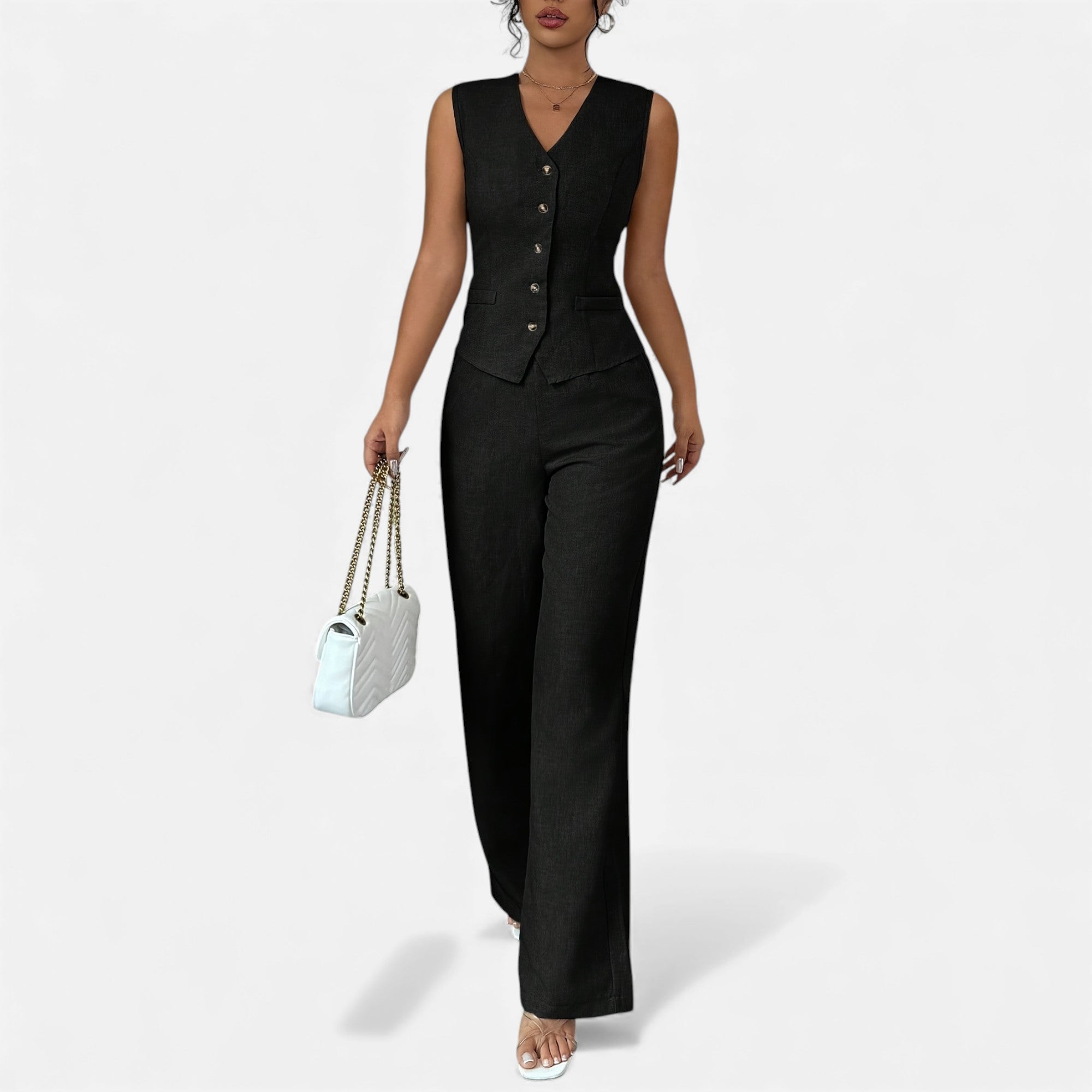 Eldemont | Women’s Tailored Vest & Trousers Set