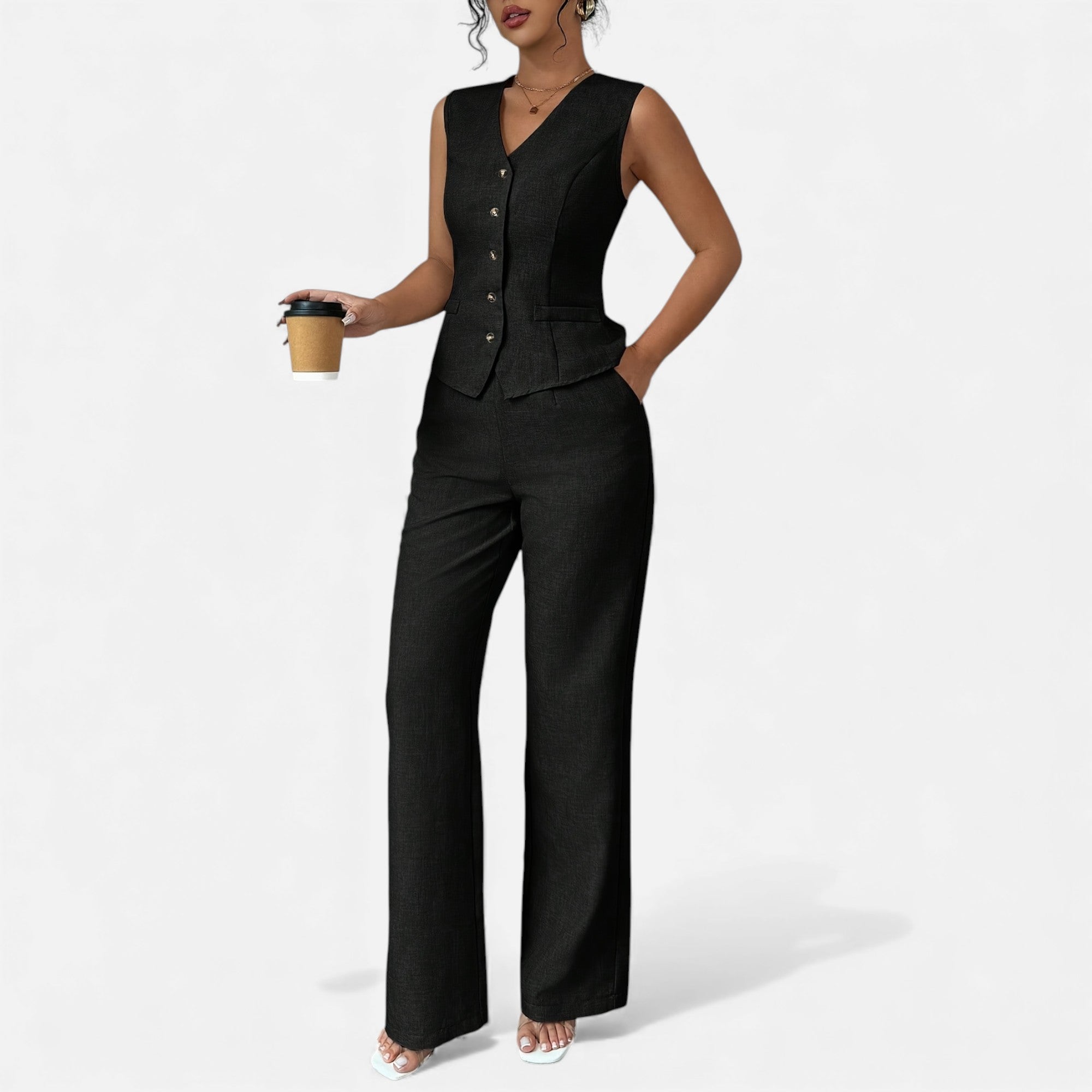 Eldemont | Women’s Tailored Vest & Trousers Set