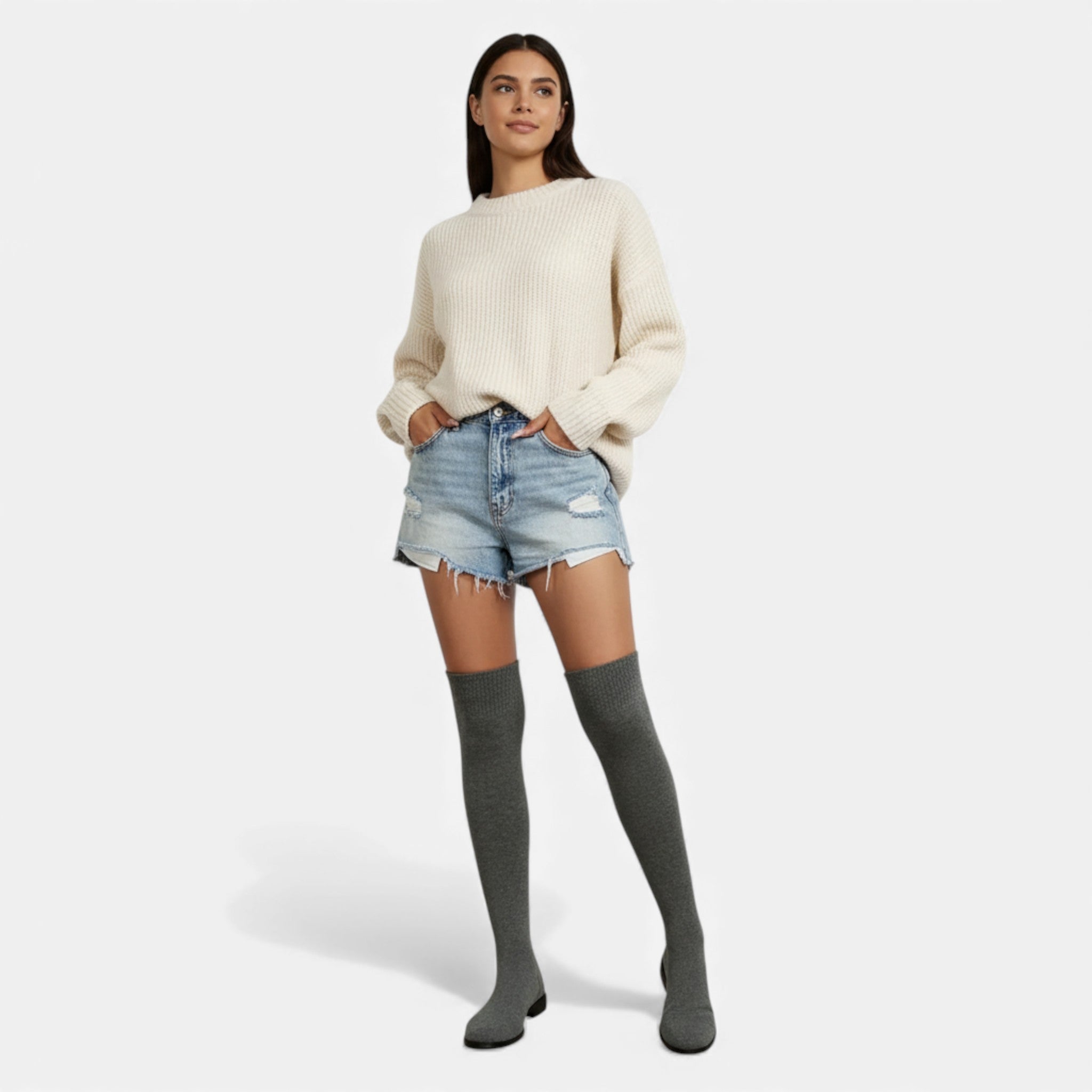 Eldemont | Women’s Elegant Knee-High Stretch Boots