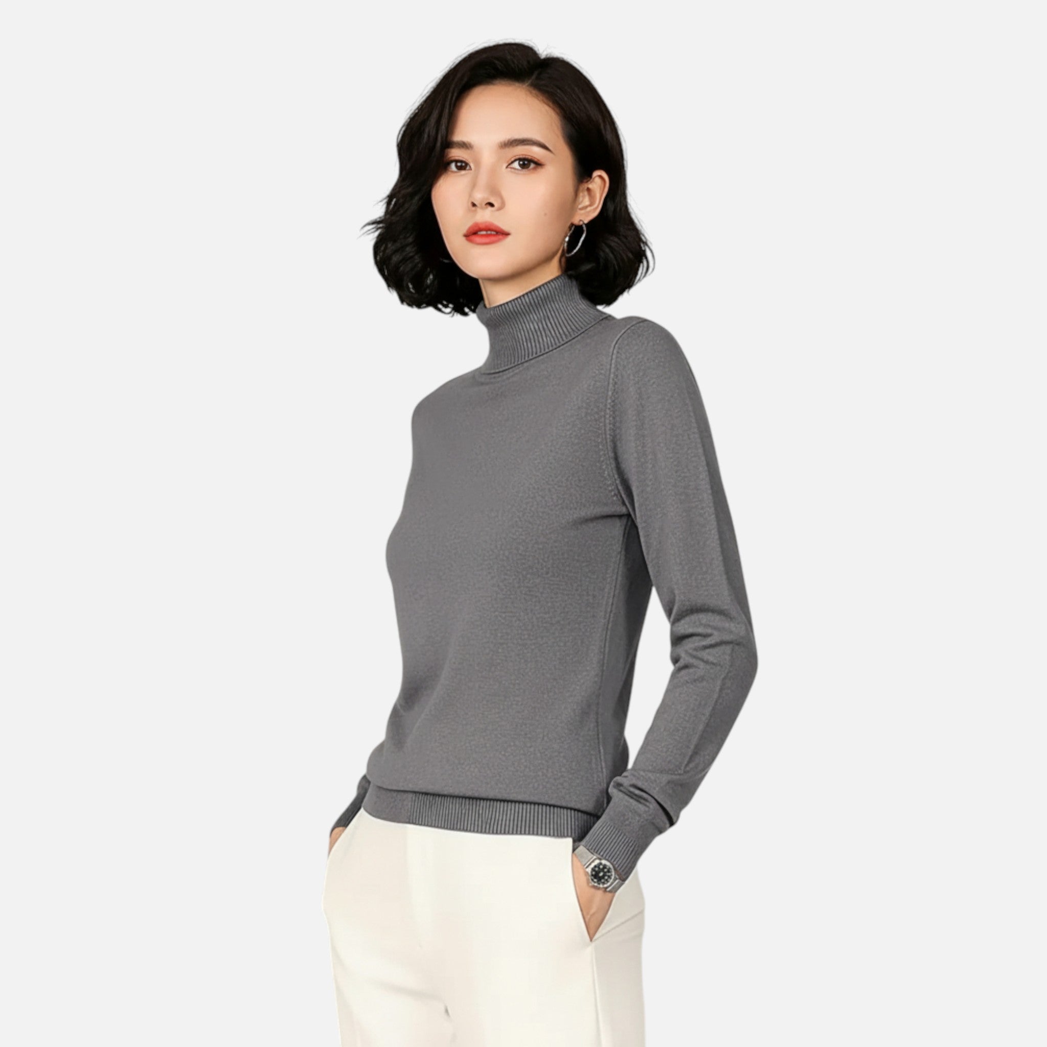 Eldemont | Women’s Luxury Knit Turtleneck Jumper