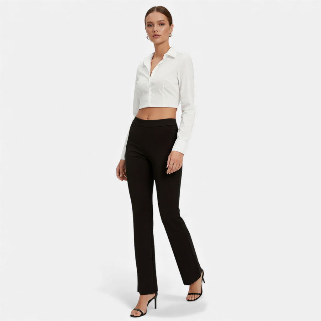 Eldemont | Women’s Stretch Straight Leg Trousers