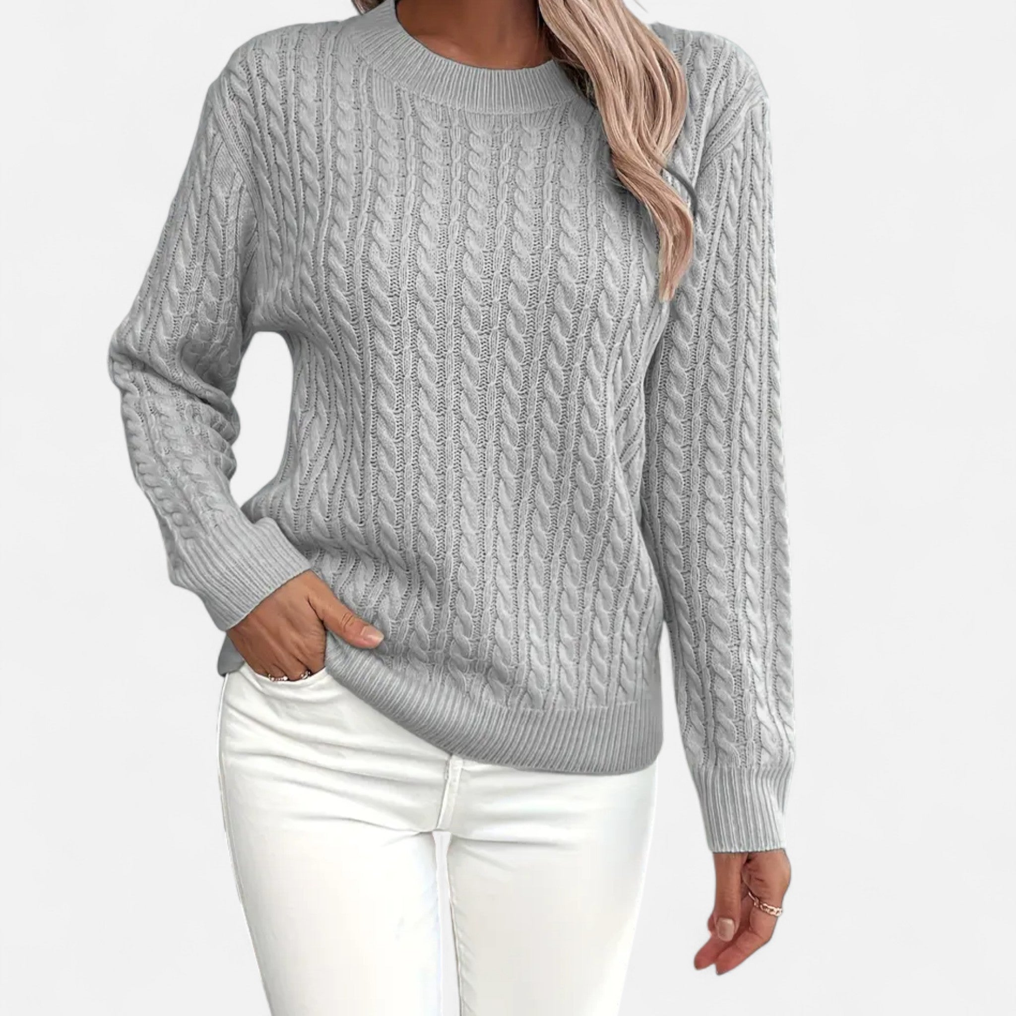 Eldemont | Women’s Luxury Knit Blend Cable Knit Jumper