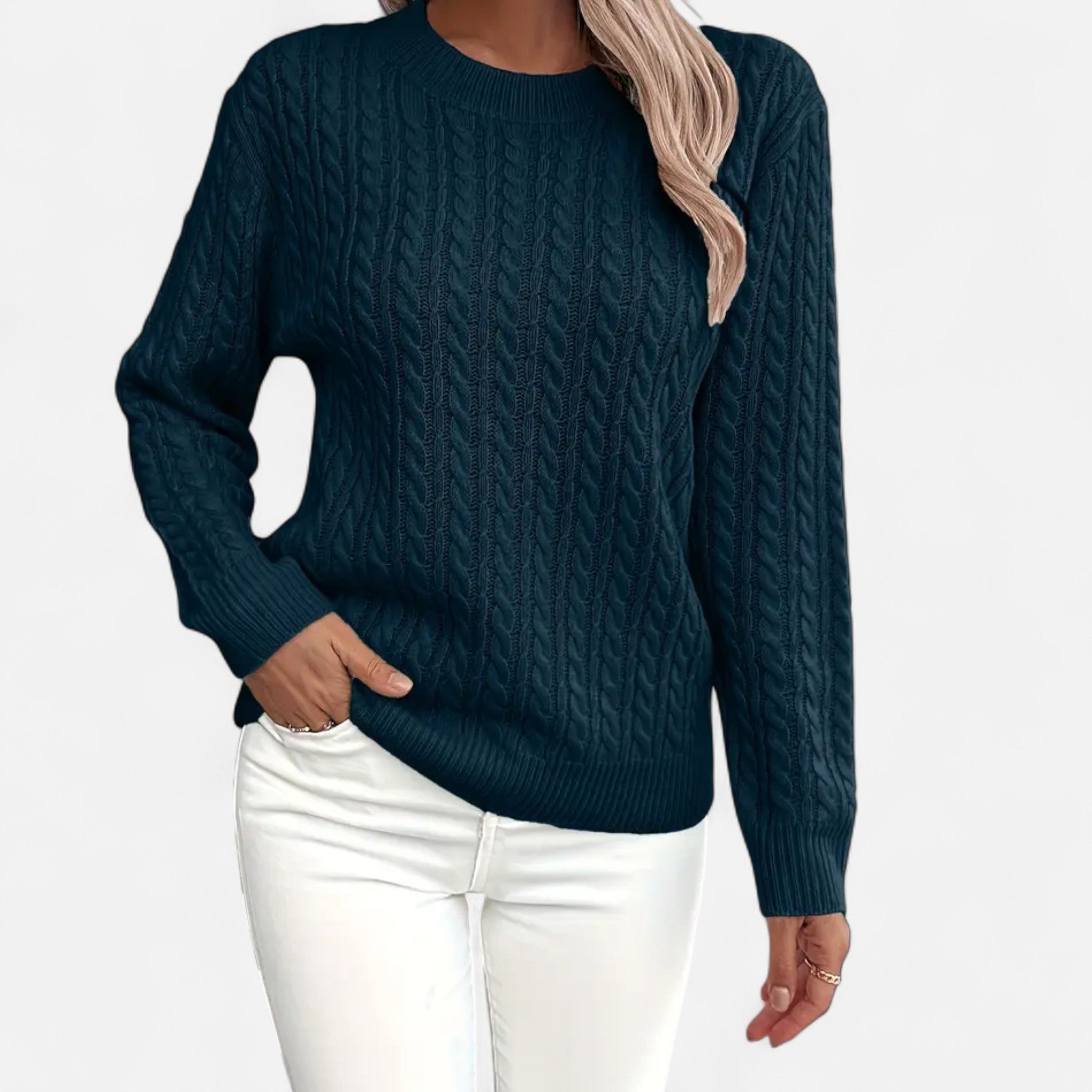 Eldemont | Women’s Luxury Knit Blend Cable Knit Jumper