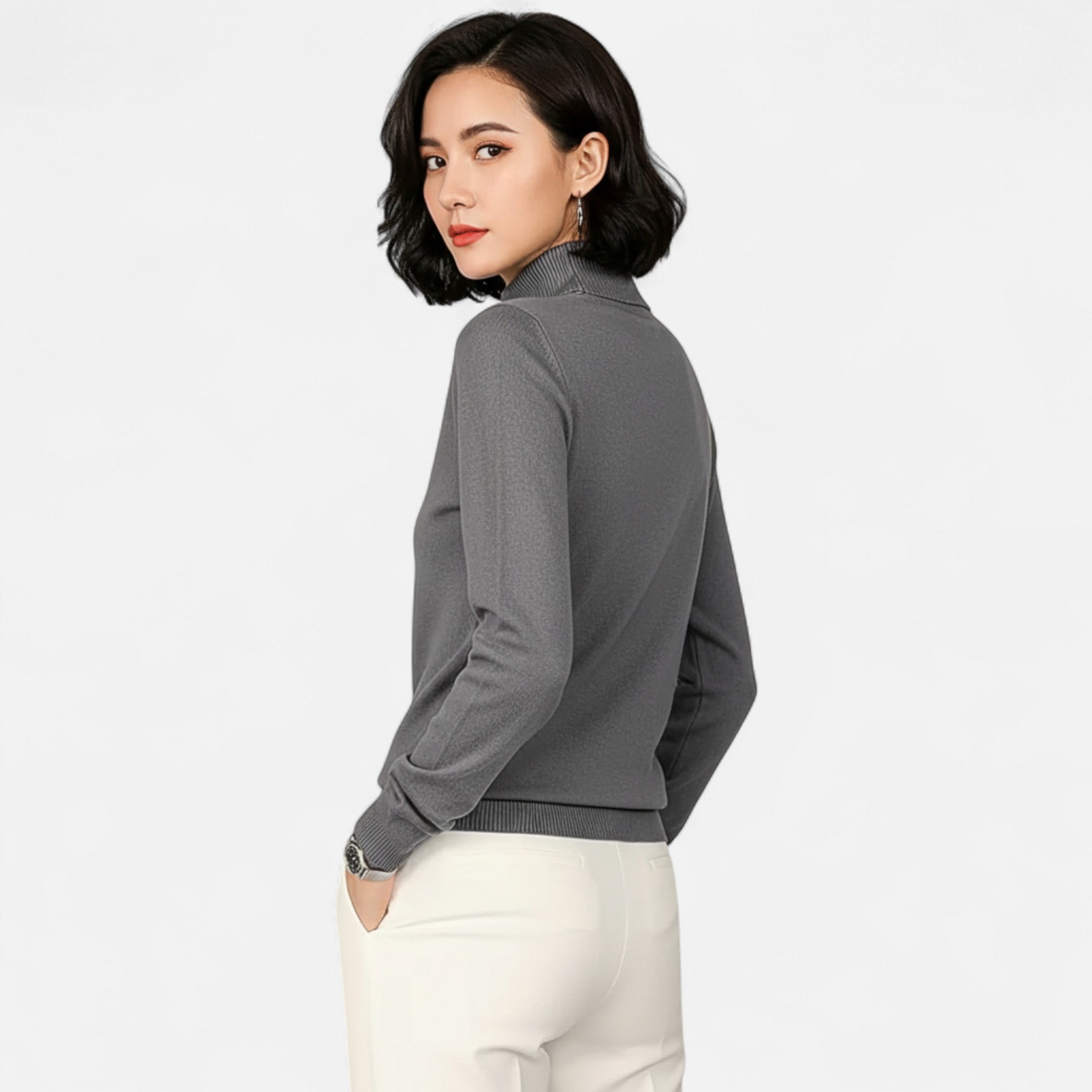 Eldemont | Women’s Luxury Knit Turtleneck Jumper