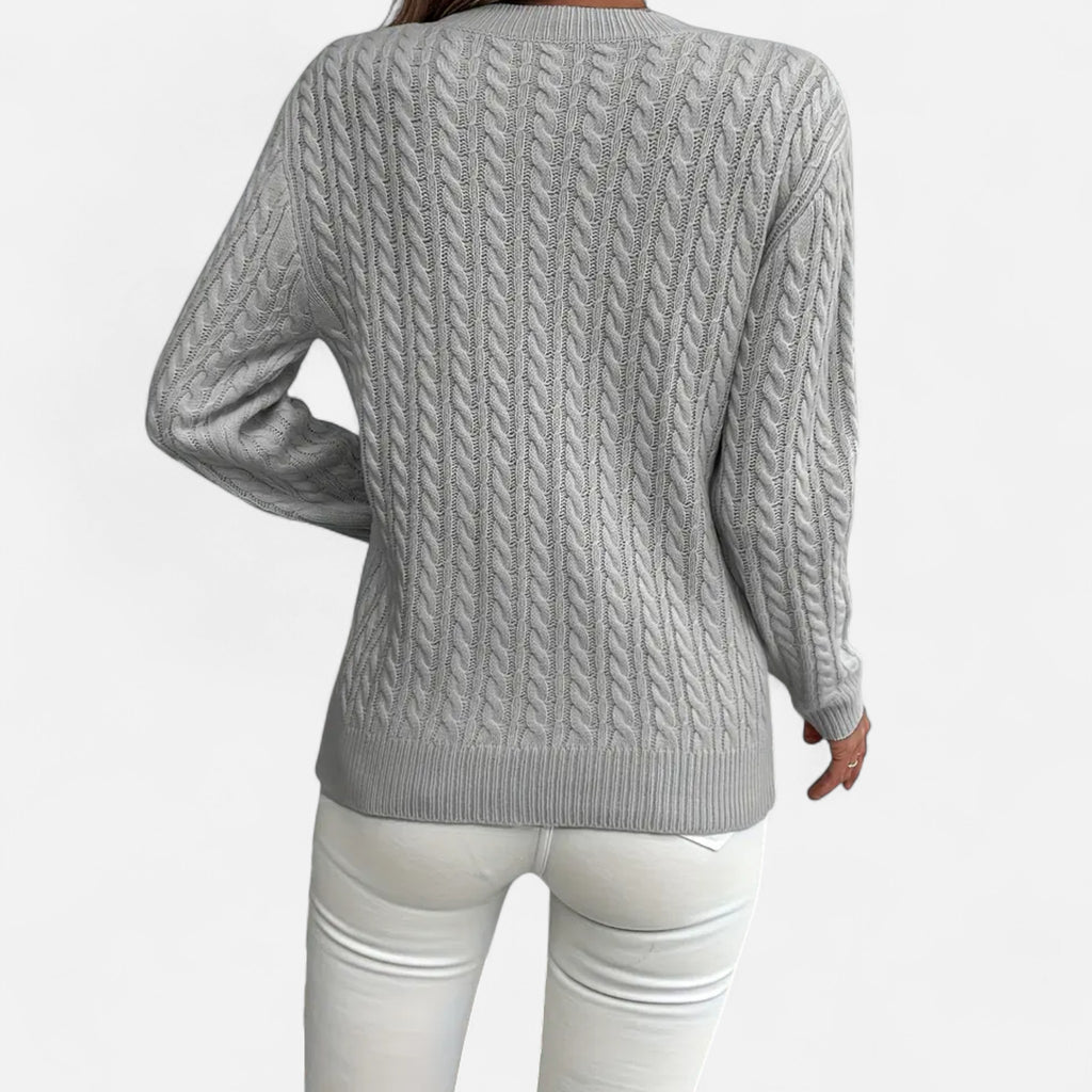 Eldemont | Women’s Luxury Knit Blend Cable Knit Jumper