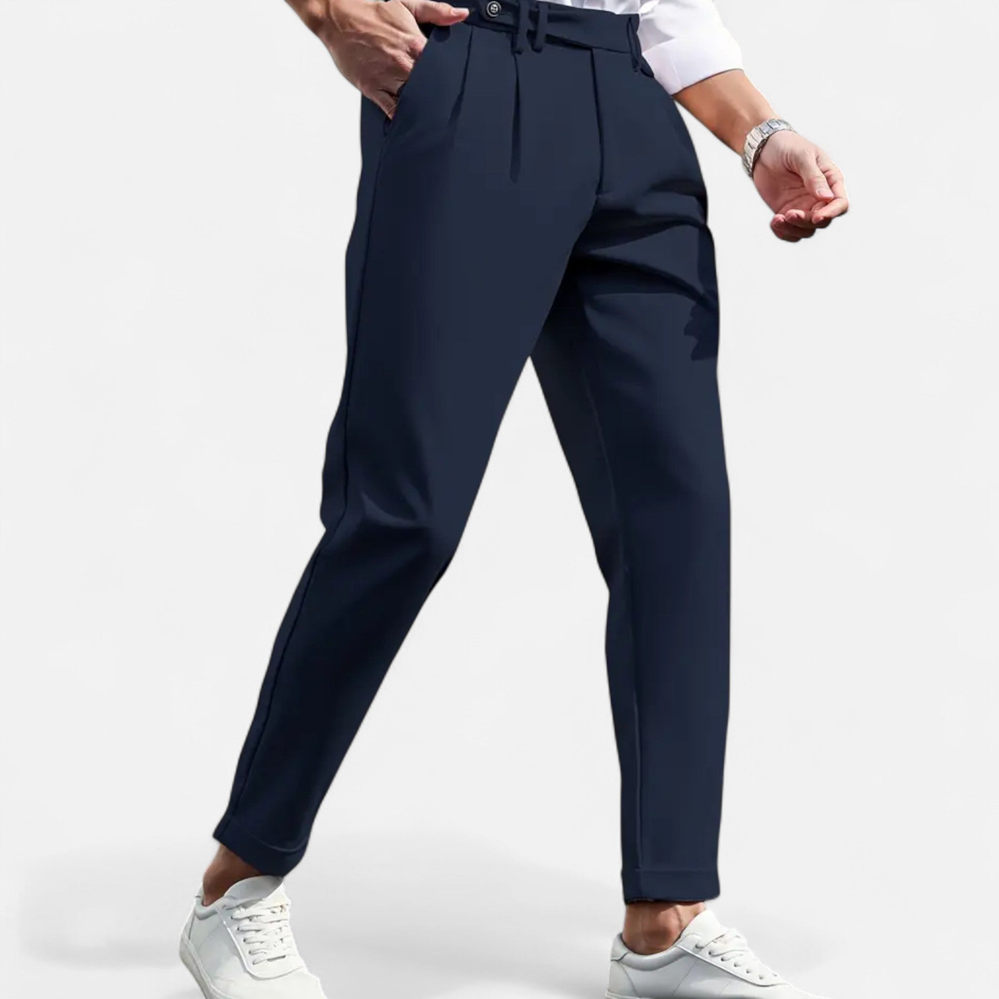 Asher Vale | Men’s Slim-Fit Stretch Trousers