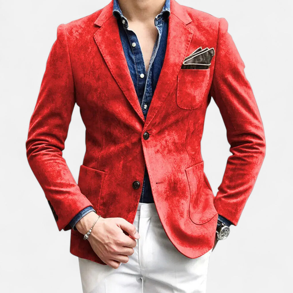 Eldemont | Men’s Suede Blazer – Timeless Craft, Effortless Sophistication