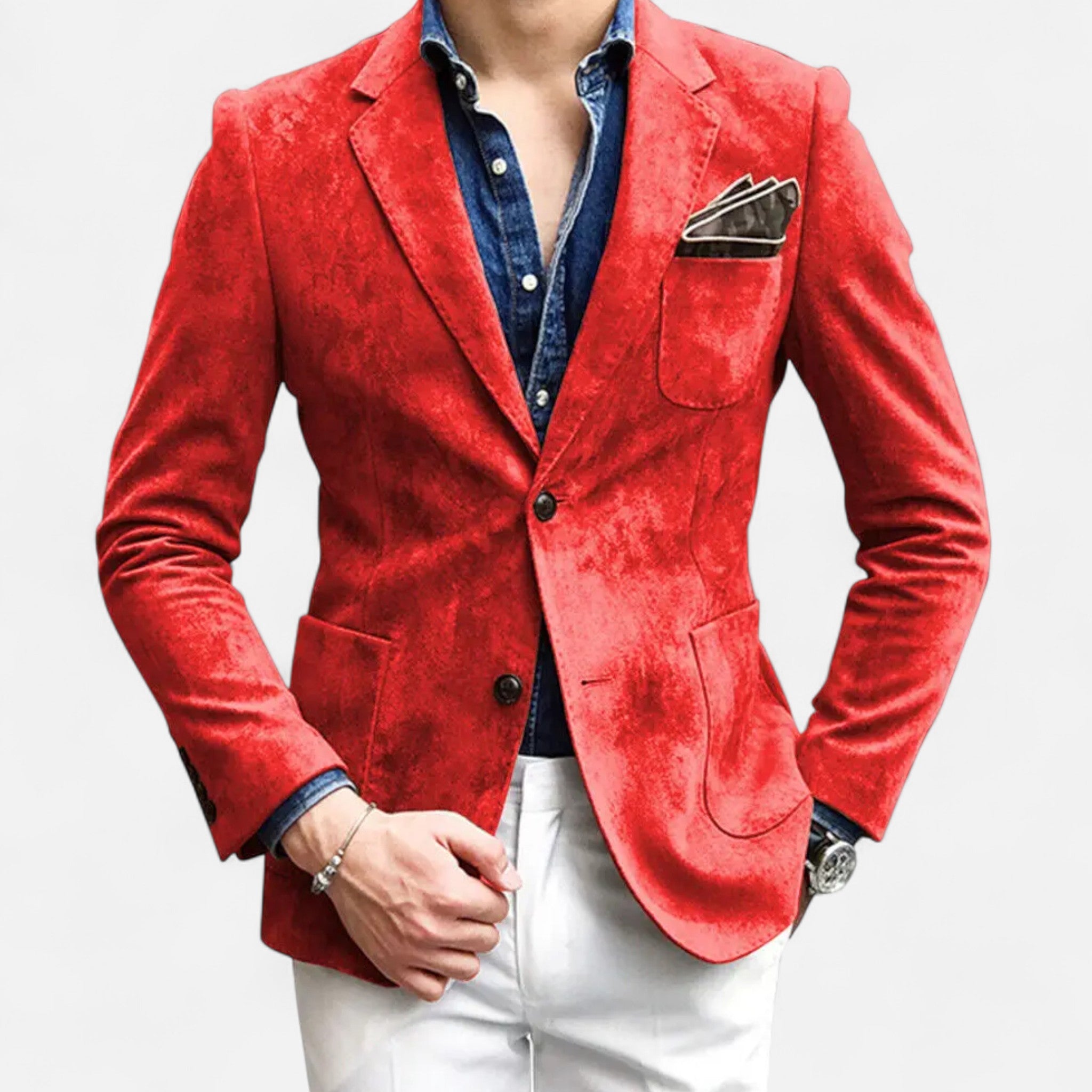 Asher Vale | Men’s Suede Blazer – Timeless Craft, Effortless Sophistication