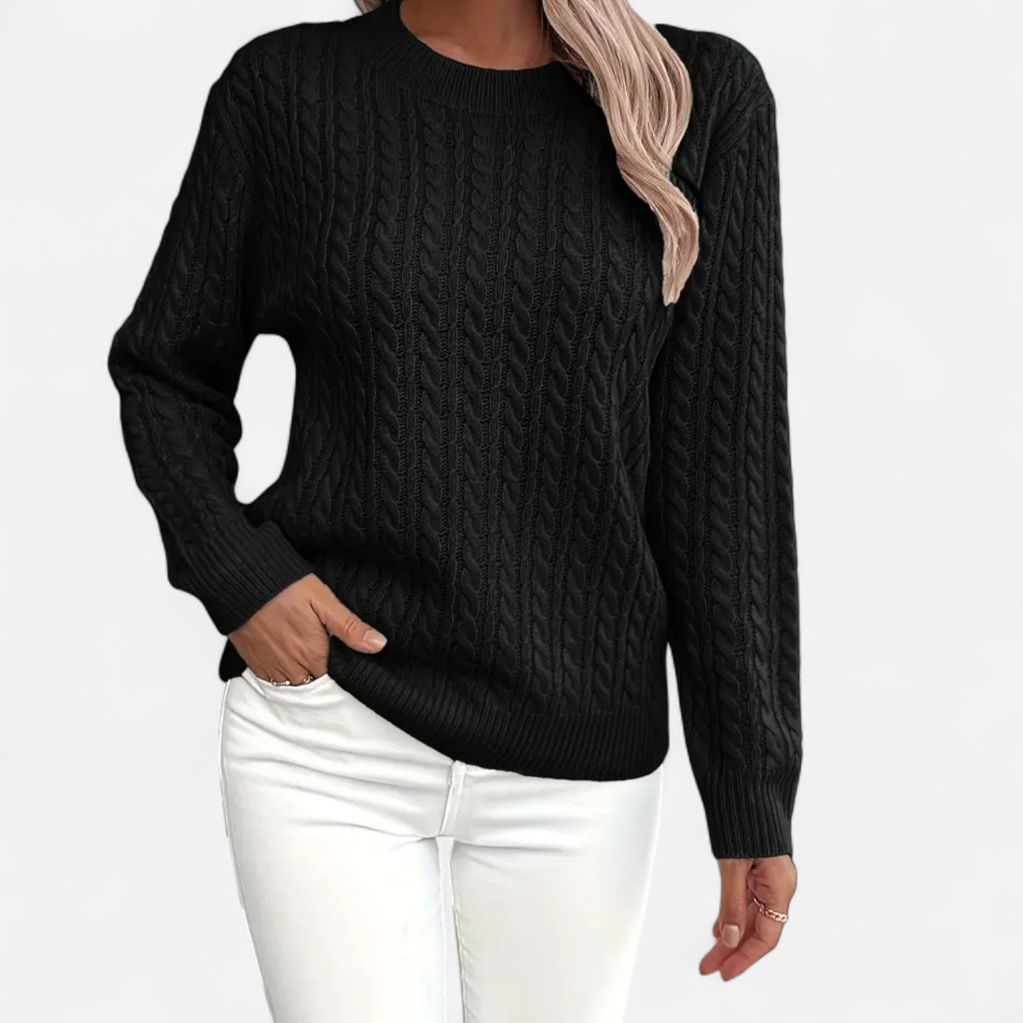 Eldemont | Women’s Luxury Knit Blend Cable Knit Jumper