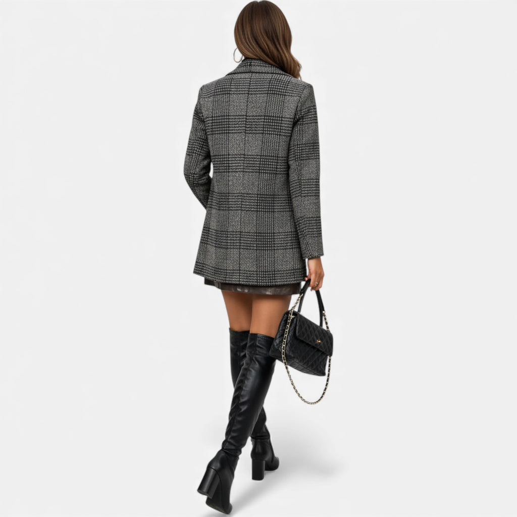 Eldemont | Women’s Elegant Houndstooth Coat