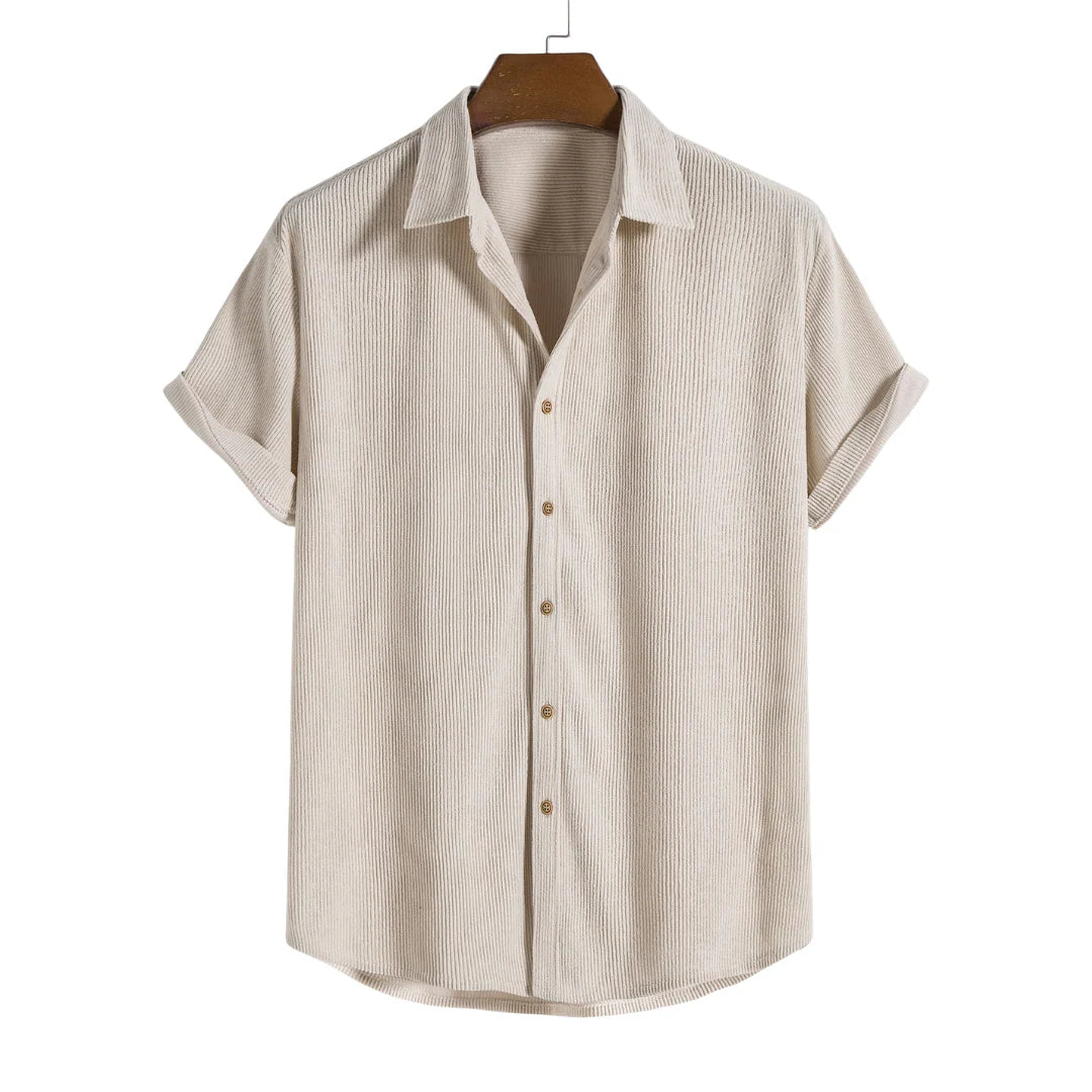 Eldemont | Men's Shirt with Buttons and Short Sleeves