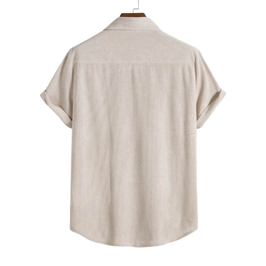 Eldemont | Men's Shirt with Buttons and Short Sleeves